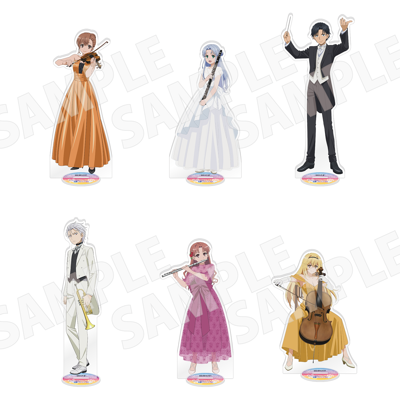 アクリルスタンド(上条当麻/インデックス/アクセラレータ／御坂美琴/白井黒子／食蜂操祈) サンプル画像