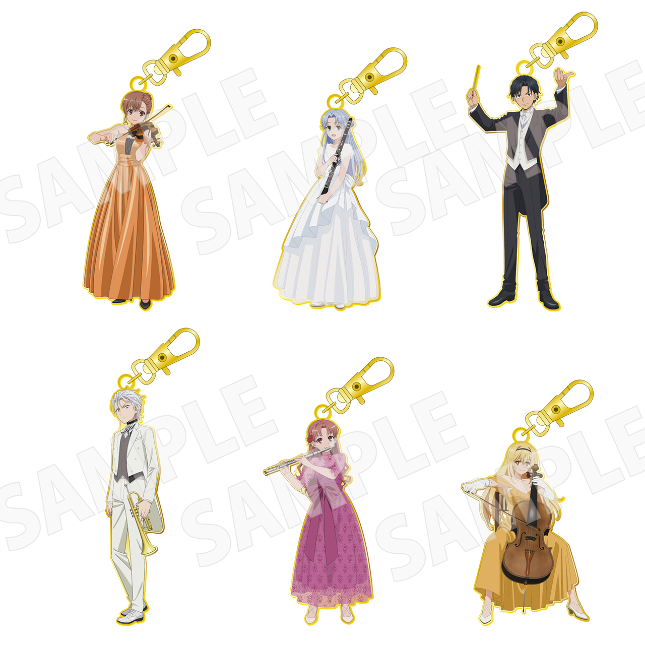 メタルチャーム(上条当麻/インデックス/アクセラレータ／御坂美琴/白井黒子／食蜂操祈) サンプル画像